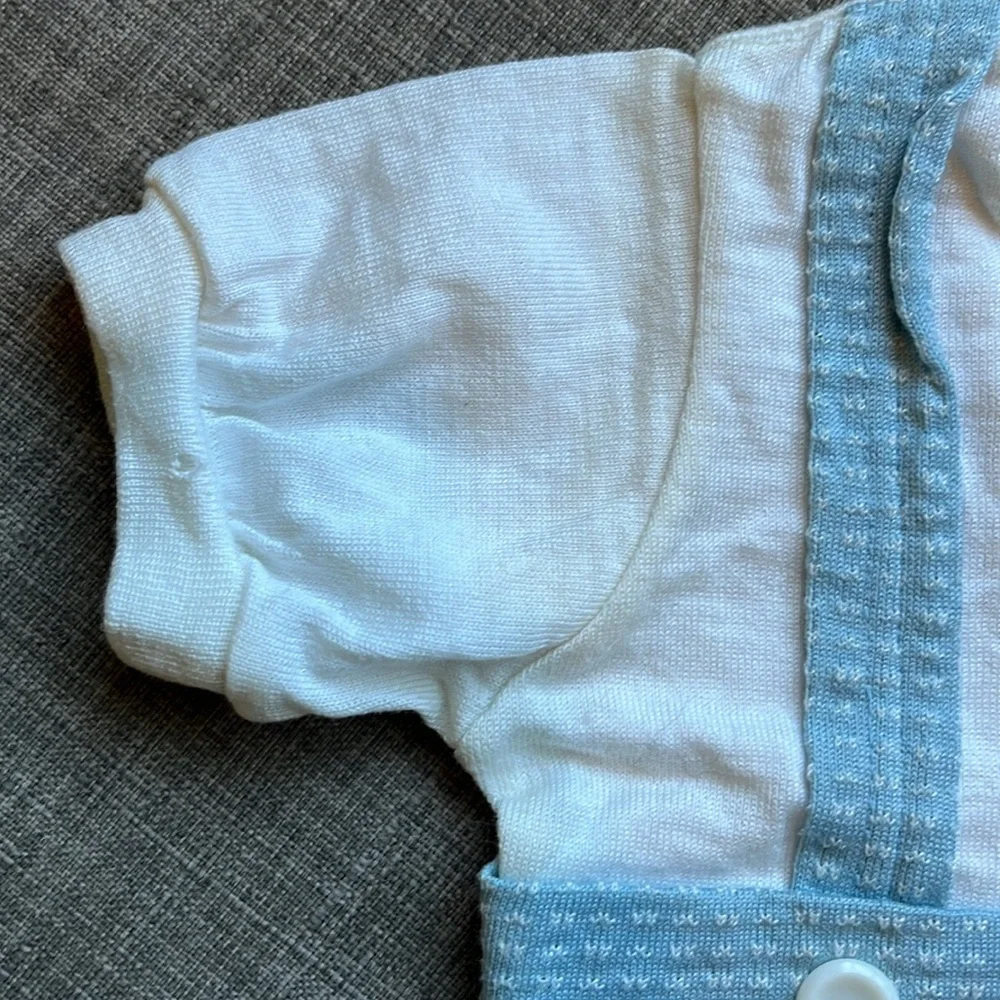 Health-Tex Vintage Baby Romper Blue